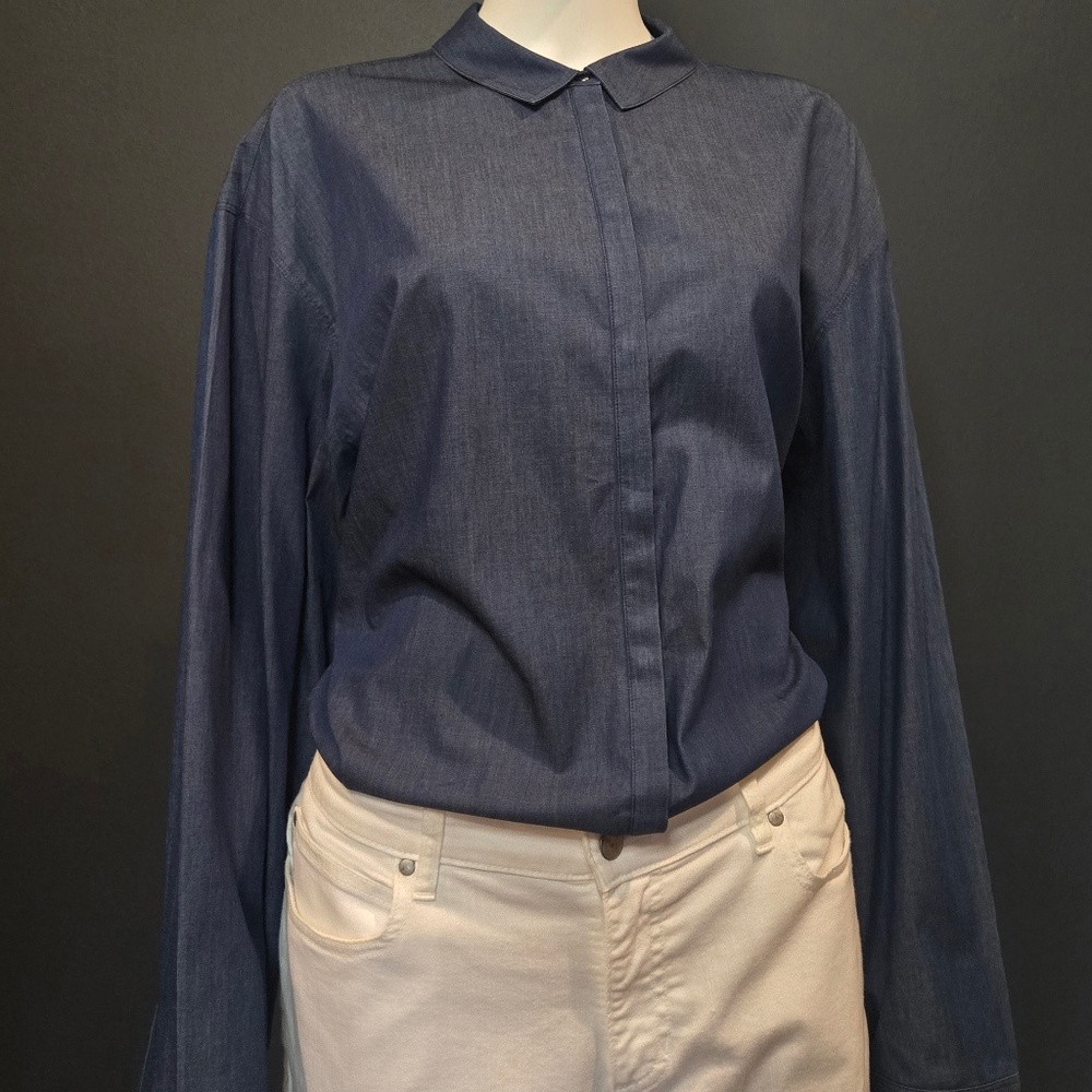 Lafayette 148 New York Button-Down Shirt size XXL